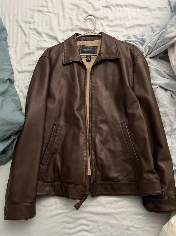 new leather jacket